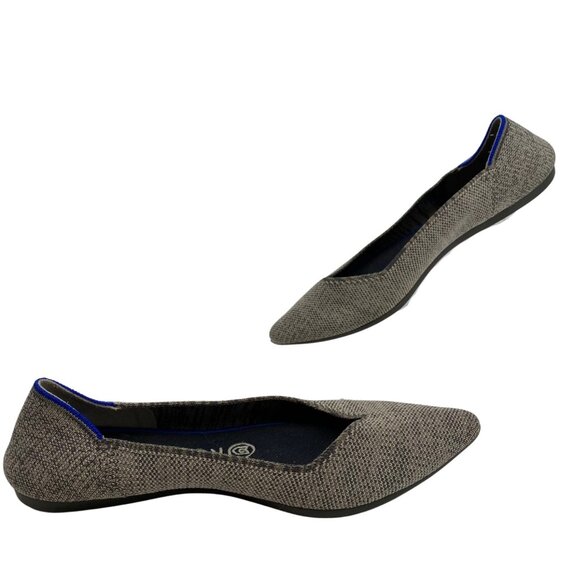 Rothy's Beige Pointed Toe Flats | Size 7.5 for Everyday Elegance - Picture 1 of 7